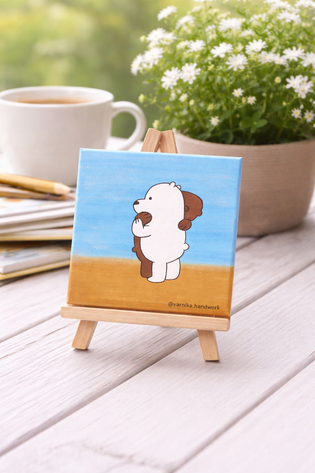 Warm Hug Bears Canvas