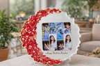 Personalized Floral Resin Photo Frame – 100% Handmade Birthday Memory Keepsake