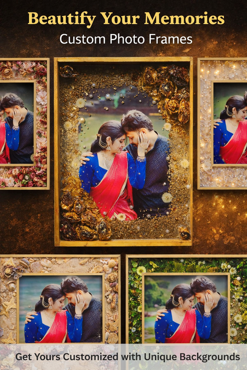 Beautify Your Memories – Handmade Customized Resin Photo Frames