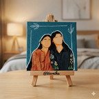 Besties Memory Doodle Canvas