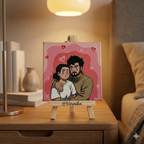 Forever Us Doodle Canvas