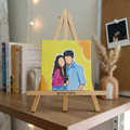 Couple Memory Doodle Canvas