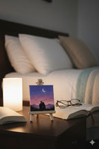 Romantic Moonlight Couple Canvas