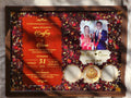 Personalized Wedding Resin Memory Frame – 100% Handmade Custom Keepsake Art