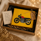 Custom Hand-Painted Motorcycle Canvas Art | Mini Canvas Display
